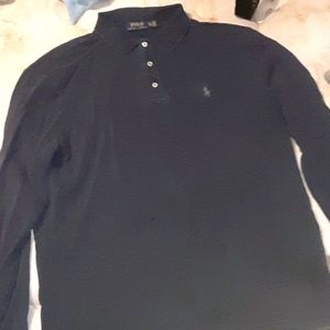 Navy blue longsleeve polo shirt Ralph Lauren